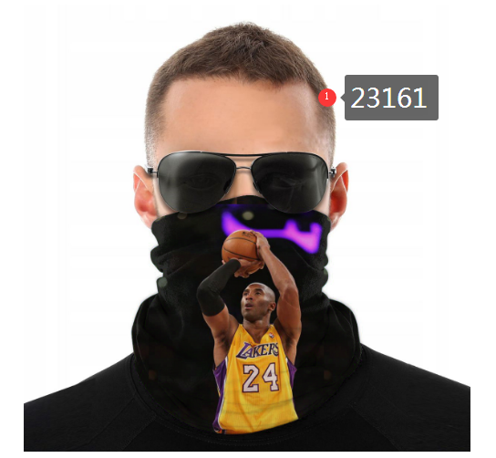 NBA 2021 Los Angeles Lakers #24 kobe bryant 23161 Dust mask with filter->nba dust mask->Sports Accessory